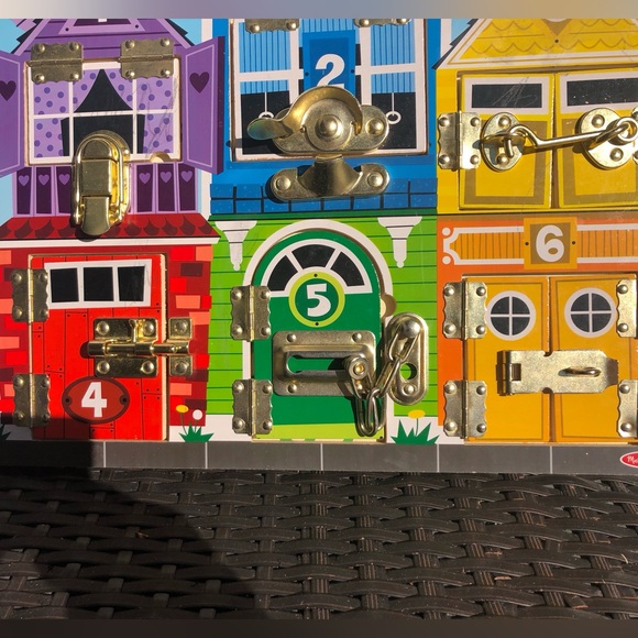 Melissa & Doug Latches Activity Board Puzzle - Picture 3 of 4